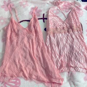 Y2K pretty pink tops